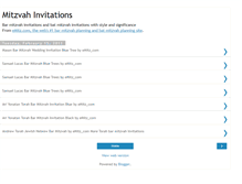 Tablet Screenshot of mitzvahinvitations.blogspot.com