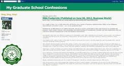 Desktop Screenshot of mygraduateschoolconfessions.blogspot.com