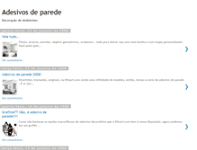 Tablet Screenshot of adesivosdeparede.blogspot.com