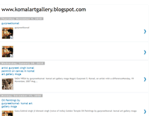 Tablet Screenshot of komalart.blogspot.com