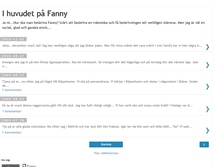 Tablet Screenshot of fannynordberg.blogspot.com