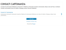 Tablet Screenshot of consulti-cartomanzia.blogspot.com