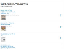 Tablet Screenshot of clubjuvenilvillajovita.blogspot.com