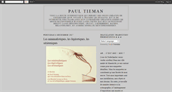 Desktop Screenshot of paultieman.blogspot.com