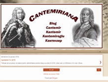 Tablet Screenshot of cantemiriana.blogspot.com