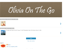 Tablet Screenshot of oliviaonthego.blogspot.com