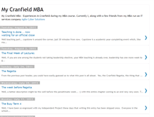 Tablet Screenshot of mycranfieldmba.blogspot.com