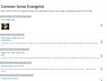 Tablet Screenshot of commonsenseevangelist.blogspot.com