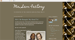 Desktop Screenshot of mrsamfactory.blogspot.com