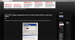 Desktop Screenshot of layman-is-oracleappsdba.blogspot.com