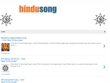 Tablet Screenshot of hindusong.blogspot.com