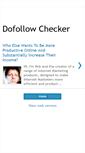 Mobile Screenshot of dofollow-checker.blogspot.com