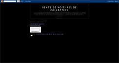 Desktop Screenshot of annoncesvoituresdeprestiges.blogspot.com