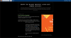 Desktop Screenshot of howtomakemoneyandgetfreestuff.blogspot.com