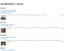 Tablet Screenshot of entrevistasynotas.blogspot.com