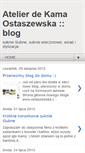 Mobile Screenshot of ostaszewska.blogspot.com