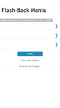 Mobile Screenshot of flash-backmania.blogspot.com