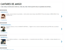 Tablet Screenshot of cantaresdeamigo.blogspot.com