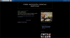 Desktop Screenshot of foroicn.blogspot.com