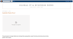Desktop Screenshot of globalitandbusinessnews.blogspot.com