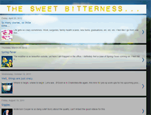 Tablet Screenshot of bitternesssweet.blogspot.com