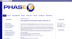 Desktop Screenshot of phase3recruiting.blogspot.com