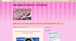 Desktop Screenshot of geracaogustavoedaiany.blogspot.com