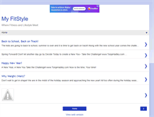 Tablet Screenshot of myfitstyle.blogspot.com