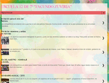 Tablet Screenshot of escuela12de7.blogspot.com