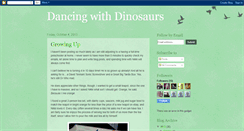 Desktop Screenshot of dancingwithdinos.blogspot.com