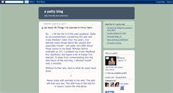 Desktop Screenshot of apattyblog.blogspot.com