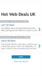 Mobile Screenshot of hotwebdealsuk.blogspot.com