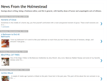 Tablet Screenshot of newsfromtheholmestead.blogspot.com