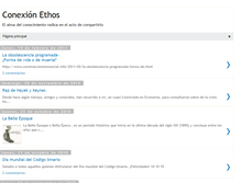 Tablet Screenshot of conexion-ethos.blogspot.com