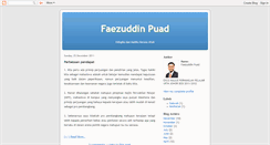 Desktop Screenshot of faezuddin-puad.blogspot.com