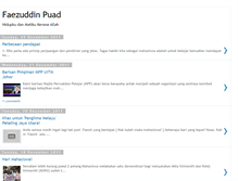 Tablet Screenshot of faezuddin-puad.blogspot.com