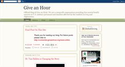 Desktop Screenshot of giveanhour.blogspot.com