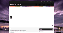 Desktop Screenshot of fashionxpose.blogspot.com