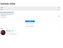 Tablet Screenshot of fashionxpose.blogspot.com