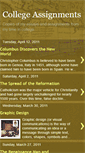 Mobile Screenshot of college-assignments.blogspot.com