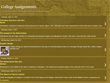 Tablet Screenshot of college-assignments.blogspot.com