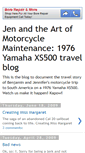 Mobile Screenshot of jenandtheartofmotorcyclemaintenance.blogspot.com