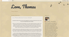 Desktop Screenshot of lovethomas.blogspot.com