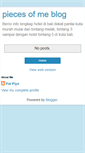 Mobile Screenshot of piecesofme-blog.blogspot.com