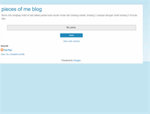 Tablet Screenshot of piecesofme-blog.blogspot.com