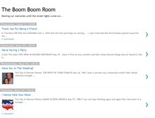Tablet Screenshot of intheboomboomroom.blogspot.com