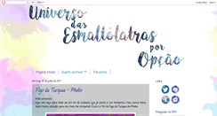 Desktop Screenshot of esmaltolatrasporopcao.blogspot.com
