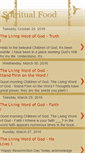 Mobile Screenshot of 1spiritualfood.blogspot.com