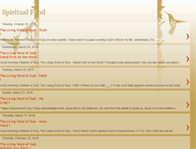 Tablet Screenshot of 1spiritualfood.blogspot.com