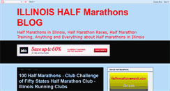 Desktop Screenshot of halfmarathonsillinois.blogspot.com